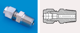 Swagelok Type SUS Fittings (Male Connectors) | Products | GL Sciences